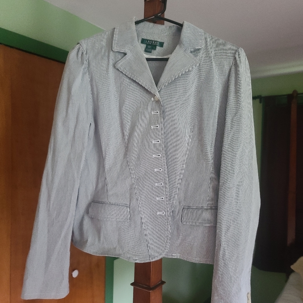 Ralph Lauren Pinstripe Blazer
